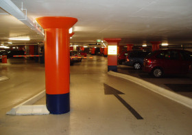 Interieur parkeergarage, Amsterdam